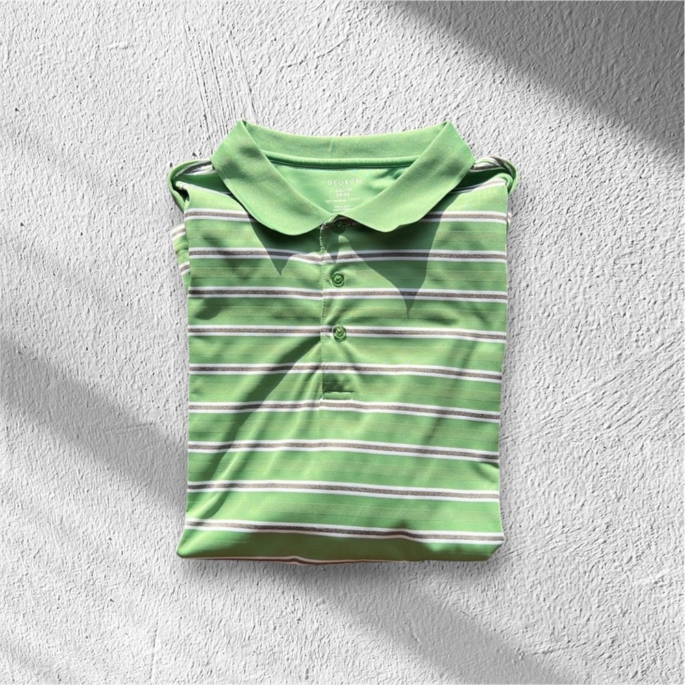 Men’s Striped Polo Size 3XL